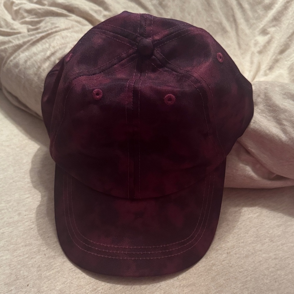 Purple tye dye Apana adjustable baseball cap NWOT